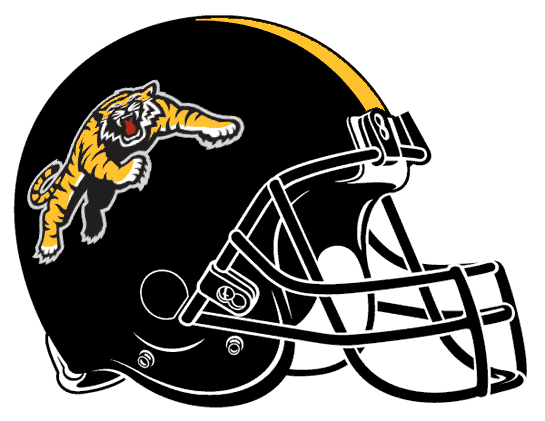 hamilton tiger-cats 2005-pres helmet logo iron on transfers for clothing